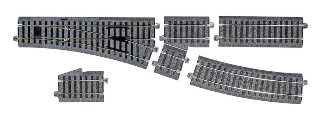 Kato (Unitrack) Unitrack (EP550R) Right Hand Turnout K2-853