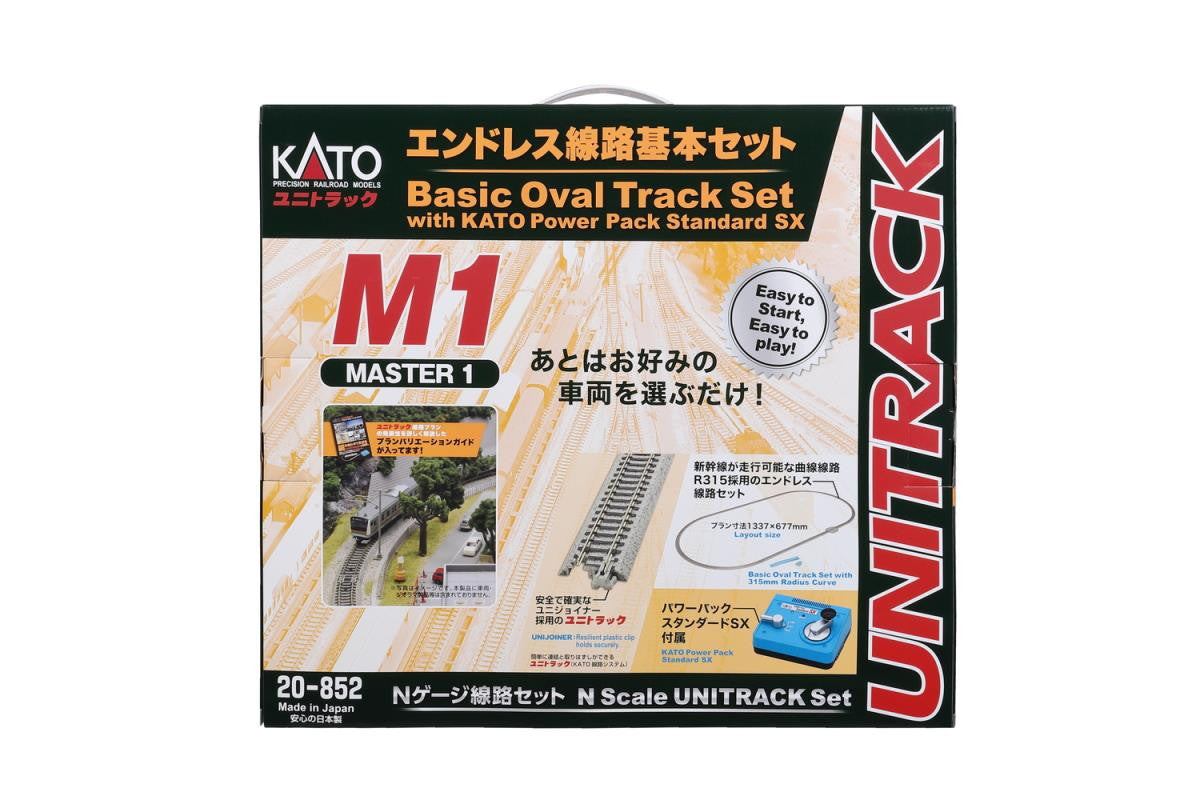 Kato (Unitrack) Unitrack (BM1) Basic Oval Track Set w/Controller K20-852