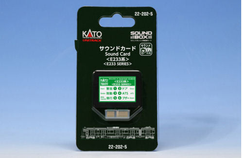 Kato (Unitrack) Japanese E233 Series Sound Card K22-202-5