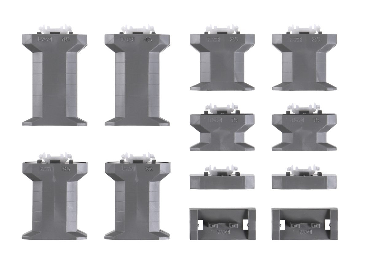 Unitrack Single Track Gradual Incline Pier Set