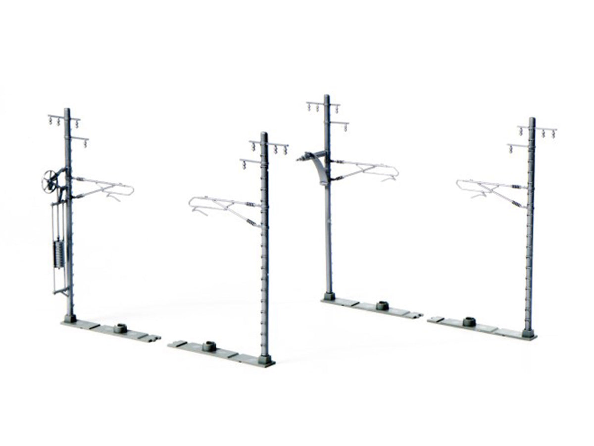 Single Track Catenary Mast Silver (20)