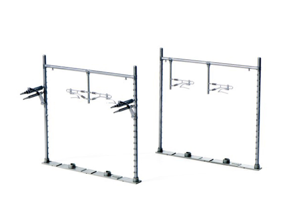 Double Track Catenary Gantry Grey (12)
