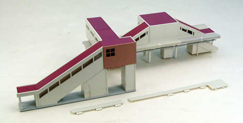 Kato (Unitrack) City Overhead Station Extension Set (Pre-Built) K23-123