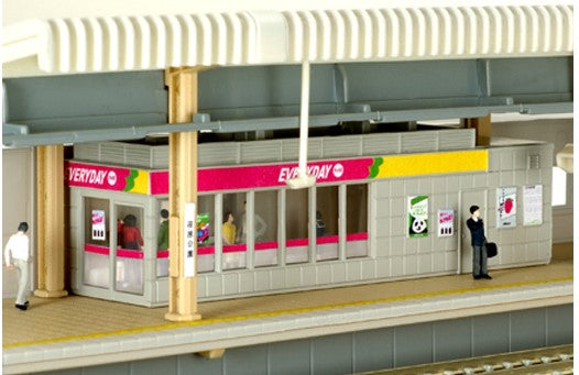 Kato (Unitrack) Station Platform Shop (Pre-Built) K23-164