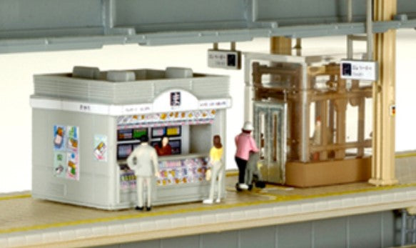 Kato (Unitrack) Station Platform Equipment (Pre-Built) K23-166