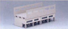 Kato (Unitrack) Viaduct Station Shops (Pre-Built) K23-231