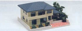 Kato (Unitrack) Diotown Town House Brown (Pre-Built) K23-403A