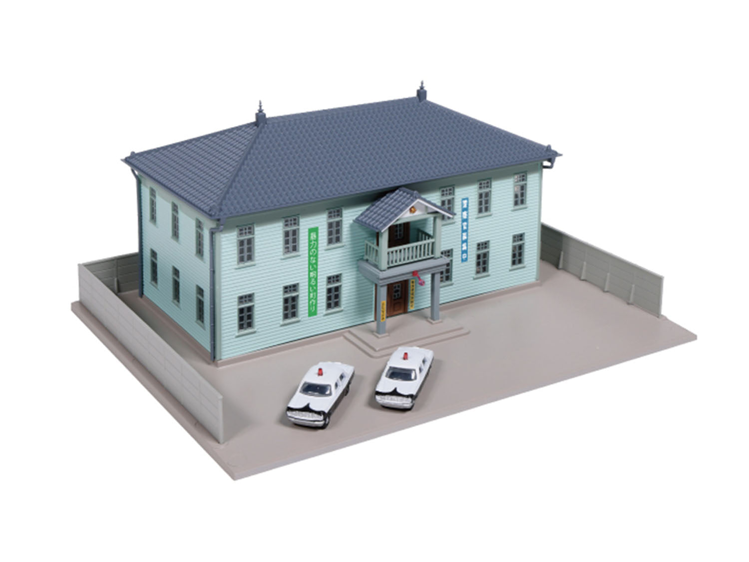 Police Station Light Green (Pre-Built)
