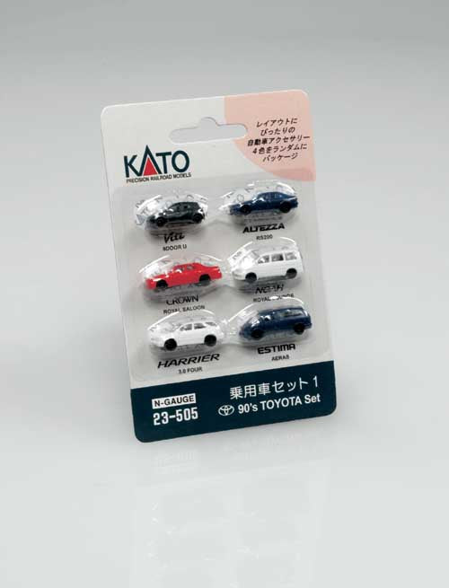 Kato (Japan) Modern Toyota Car Set (6) K23-505