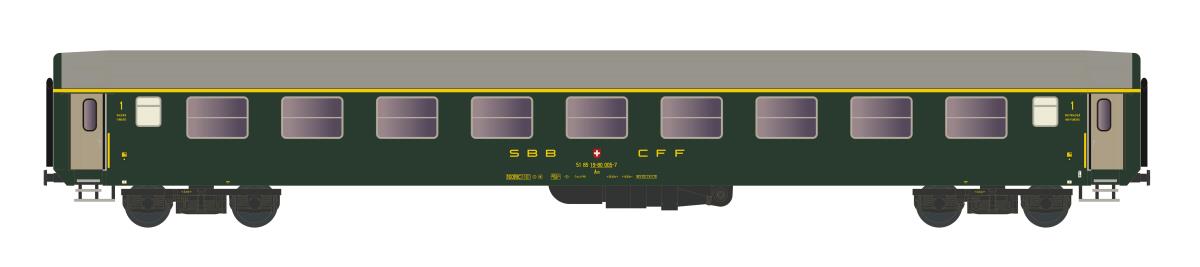 Kato (Europe) SBB RIC AM 1st Class Coach V K23119