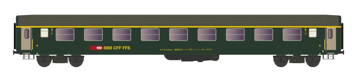 Kato (Europe) SBB RIC AM 1st Class Coach V K23120
