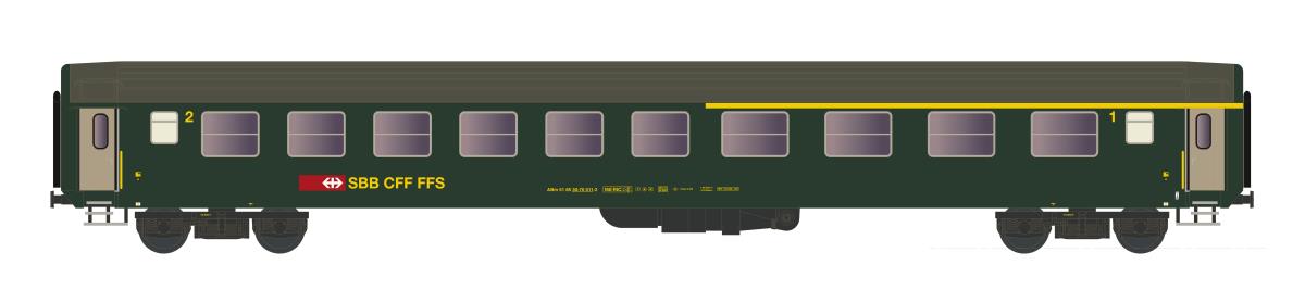 Kato (Europe) SBB RIC ABM 1st/2nd Class Coach V K23121