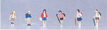 Kato (Japan) Japanese School Children (6) Figure Set K24-209