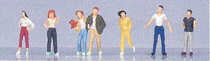 Kato (Japan) Japanese Teenagers (6) Figure Set K24-211