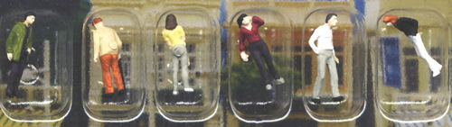 Kato (Japan) Japanese Passers By (6) Figure Set K24-212