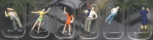 Kato (Japan) Japanese Tourists (6) Figure Set K24-213