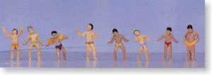 Kato (Japan) Japanese Child Swimmers (8) Figure Set K24-217