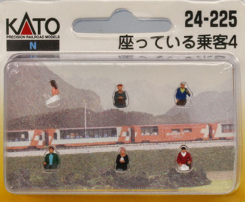 Kato (Japan) Glacier Express Seated Passengers No Legs (6) Figure Set K24-225