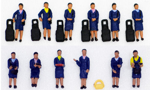 Kato (Japan) Japanese Sleeper Crew (6) Figure Set K24-278