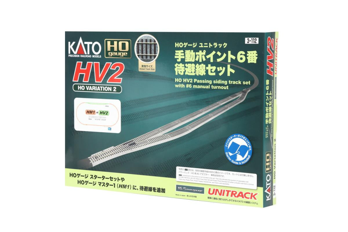 Kato (Unitrack) Unitrack (HV2) Passing Loop Set K3-112