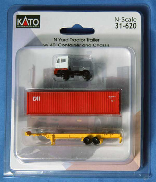 Kato (USA) Yard Tractor/Trailer with Container and Chassis K31-620