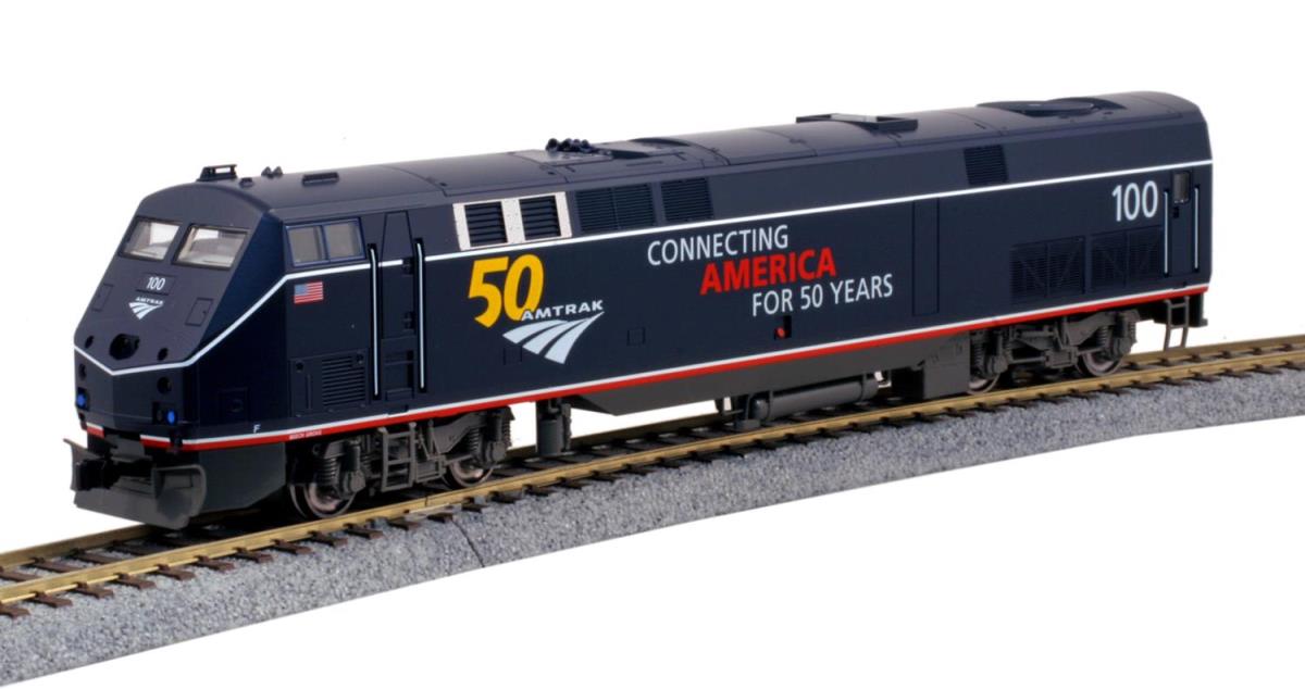 Kato (USA) P42 Genesis Locomotive Amtrak 100 w/Anniversary Logo PhV K37-6113