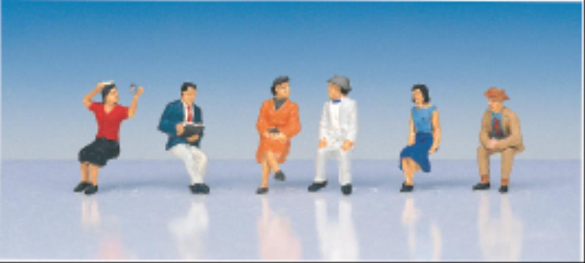Kato (Japan) Japanese Seated People (6) Figure Set K6-501