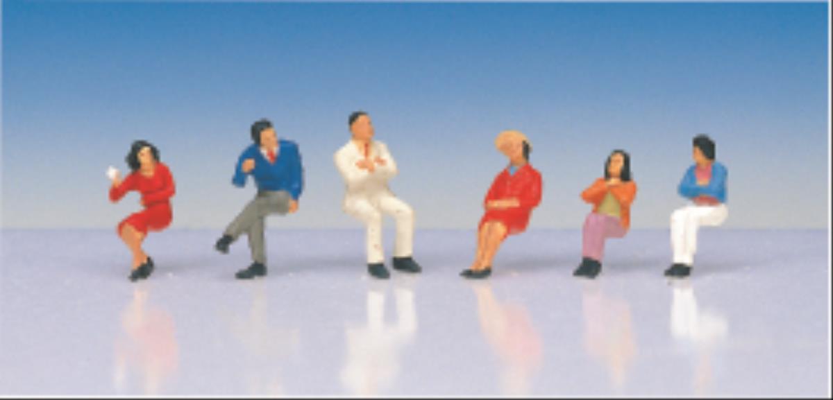 Kato (Japan) Japanese Seated People (6) Figure Set K6-502