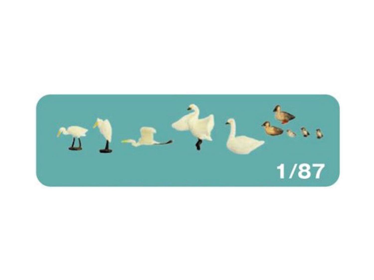 Kato (Japan) Waterfowl (10) Figure Set K6-606
