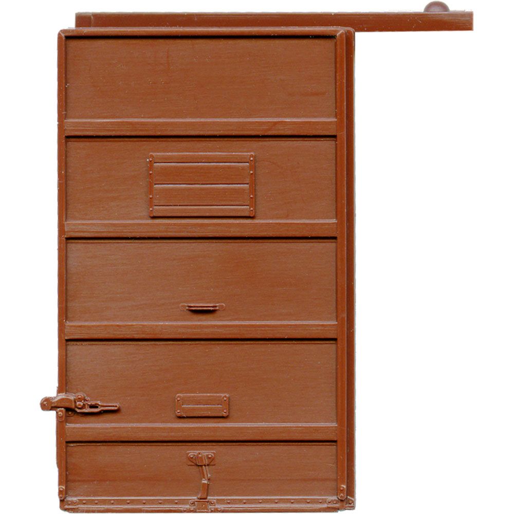 Kadee 6' 5 Panel Superior High Tack Doors Boxcar Red KDE2206