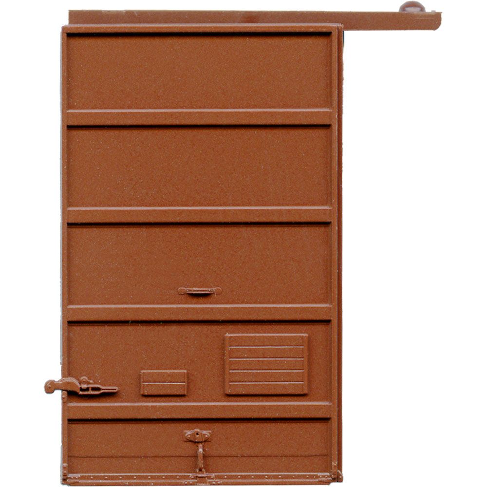 Kadee 6' 5 Panel Superior Low Tack Doors Boxcar Red KDE2208