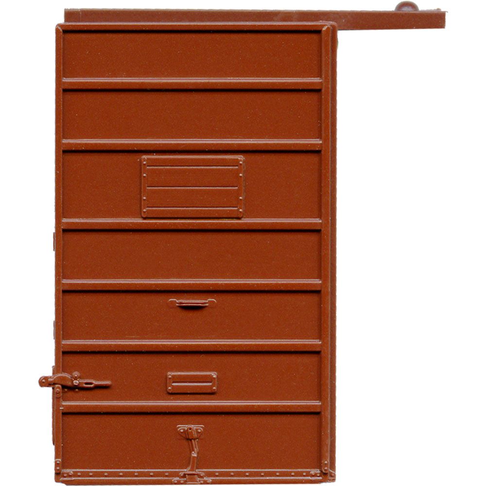 Kadee 6' 7 Panel Superior High Tack Doors Boxcar Red KDE2211
