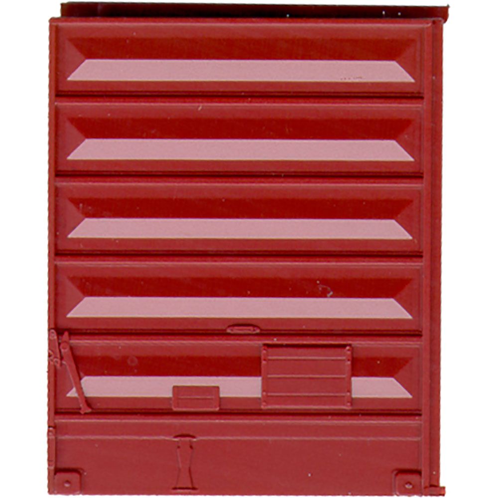 Kadee 8' Pullman Standard Low Tack Doors Red Oxide KDE2225