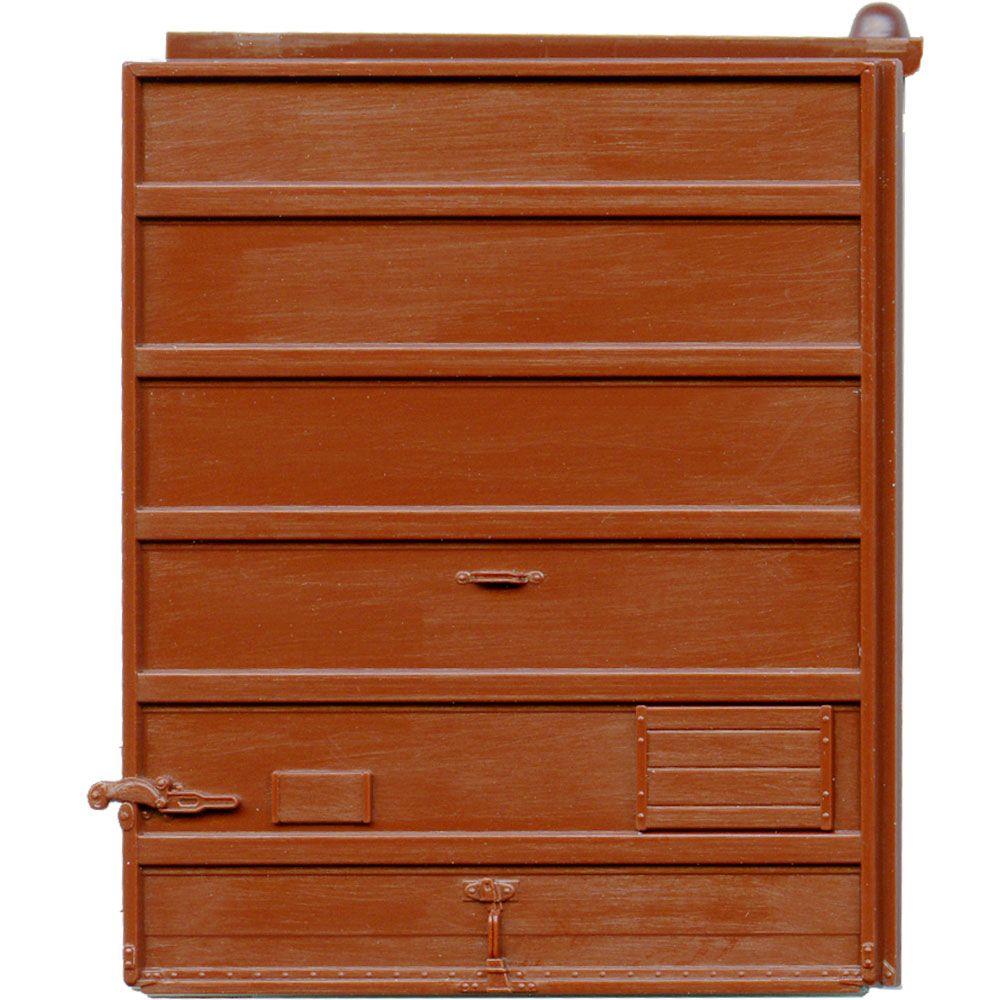 Kadee 8' 6 Panel Superior Low Tack Doors Boxcar Red KDE2231