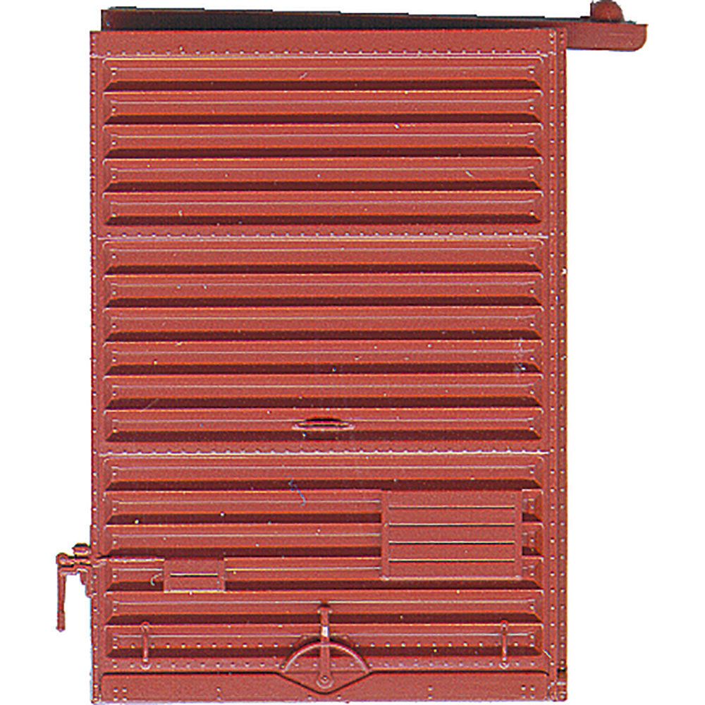Kadee 7' Camel Youngstown Low Tack Doors Red Oxide KDE2236