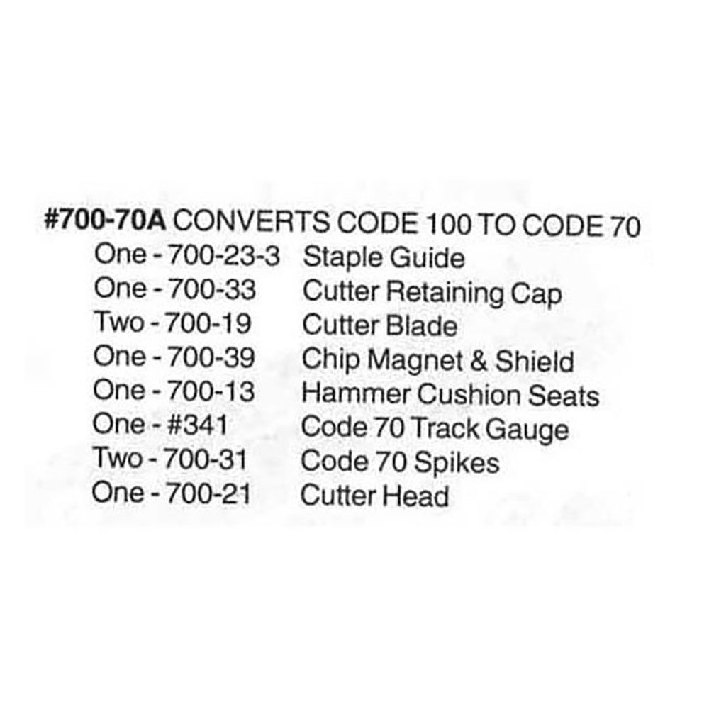 Kadee Conversion Kit Code 70 to 83 KDE700-70A