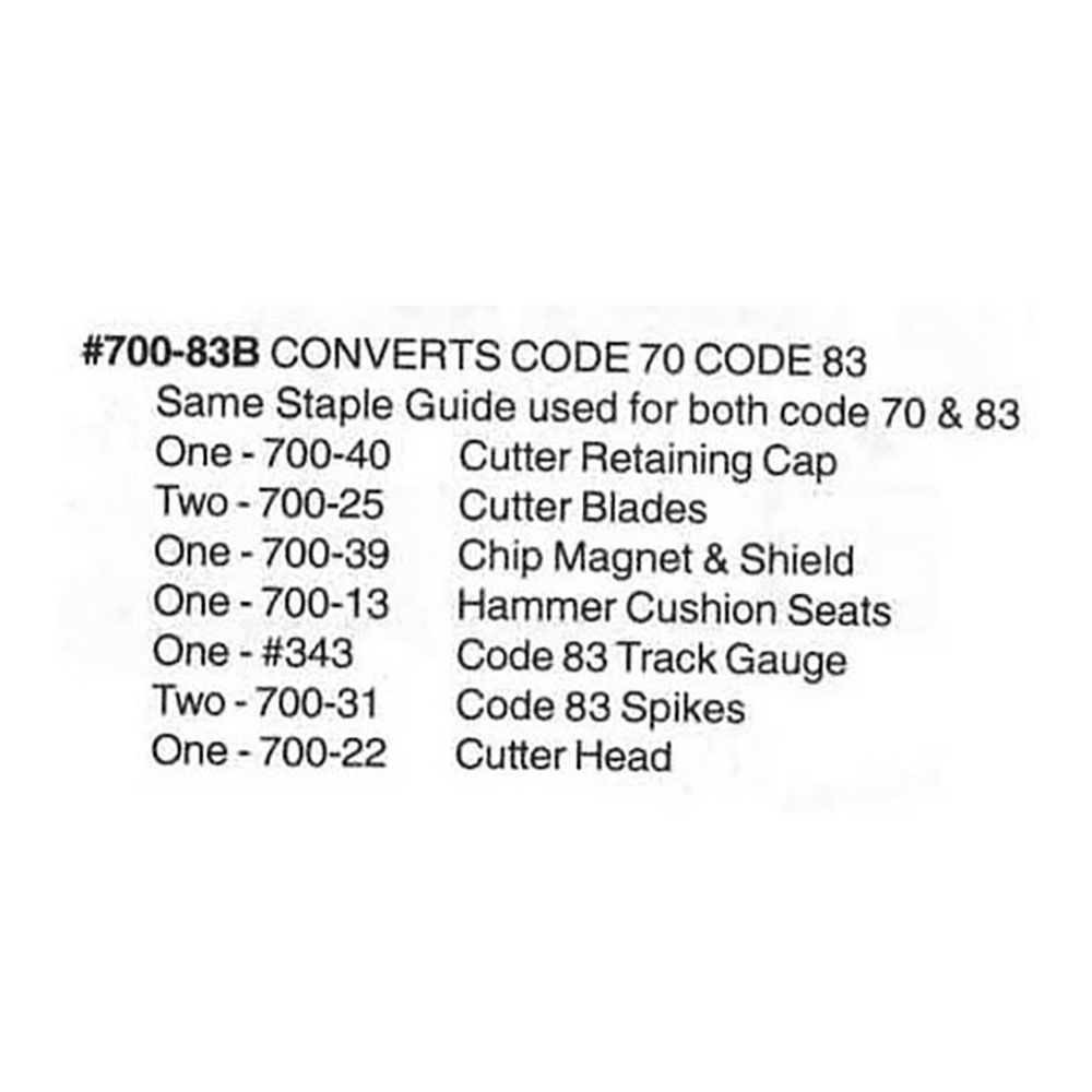 Kadee Conversion Kit Code 70 to 83 KDE700-83B