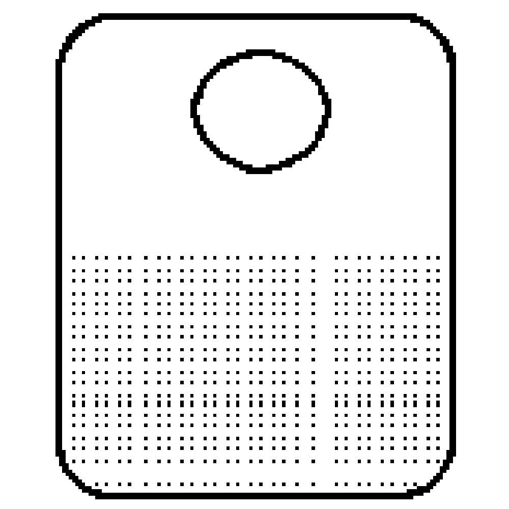 Kadee Clear Plastic Self Stick Hang Tabs (108) KDE80