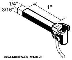Kadee Coupler with Solid Shank (Coupler Only) KDE822