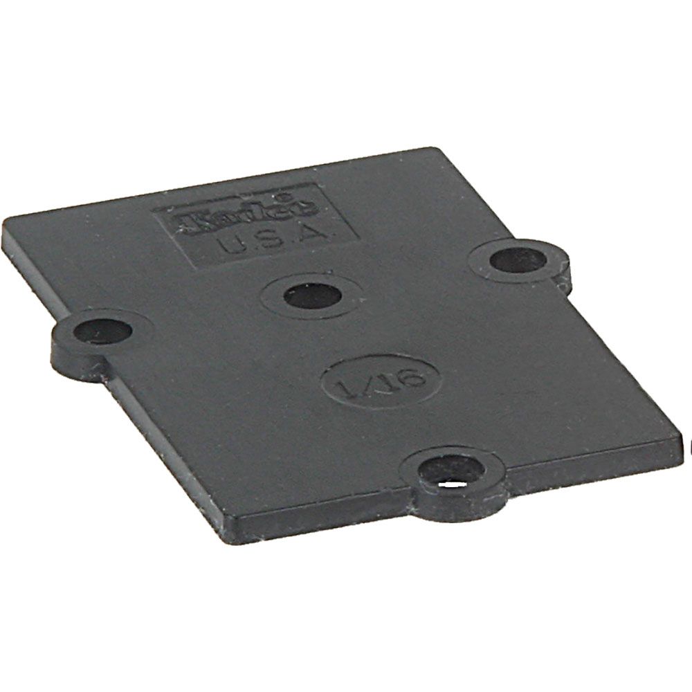 Kadee Shims for 830 Gear Box 1/16'' & 1/32'' Black (8) KDE841