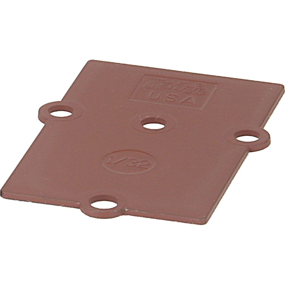 Kadee Shims for 830 Gear Box 1/16'' & 1/32'' Boxcar Red (8) KDE941