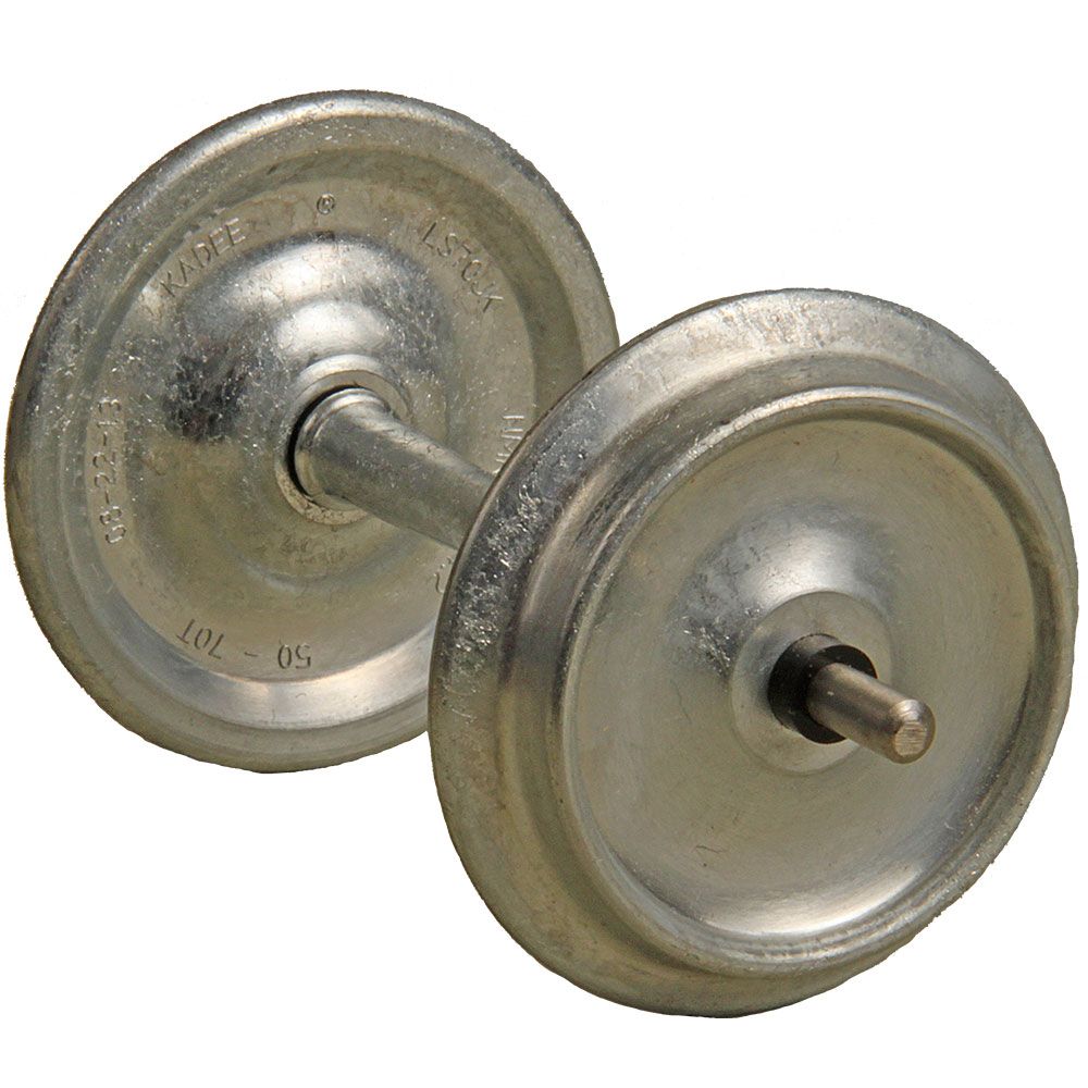 Kadee Uncoloured Metal Smooth Back Wheels (1 Set) KDE950