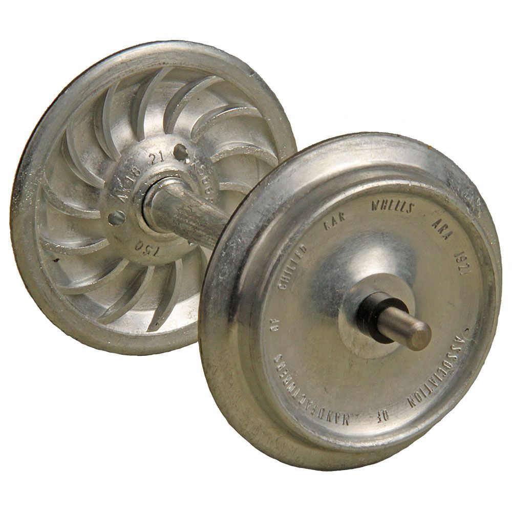 Kadee Uncoloured Metal Ribbed Back Wheels (1 Set) KDE951