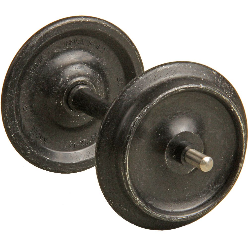 Kadee Black Metal Smooth Back Wheels (1 Set) KDE960