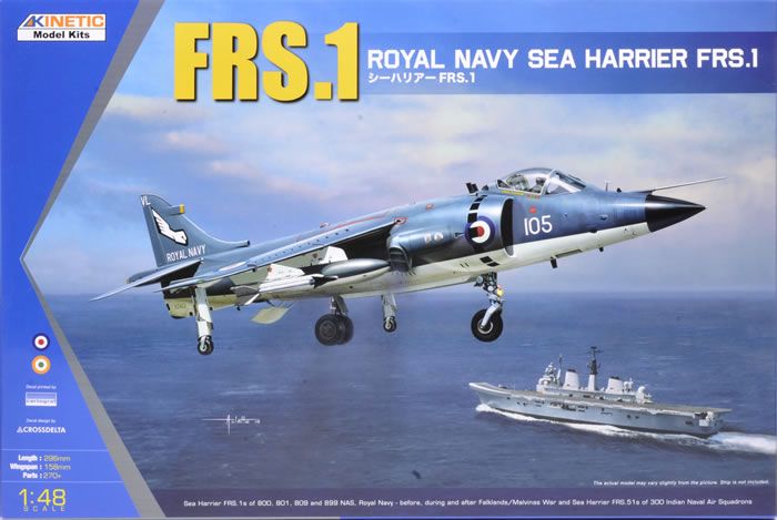 Kinetic Models 1/48 BAe Sea Harrier FRS.1 K48035 1