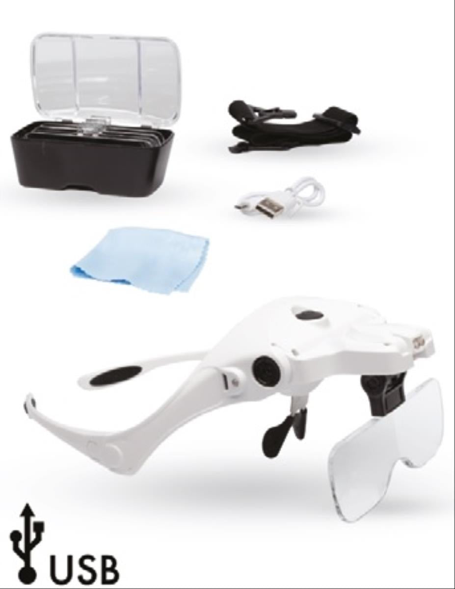 Lightcraft USB Maginifer Spectacles & Headband LC1780USB