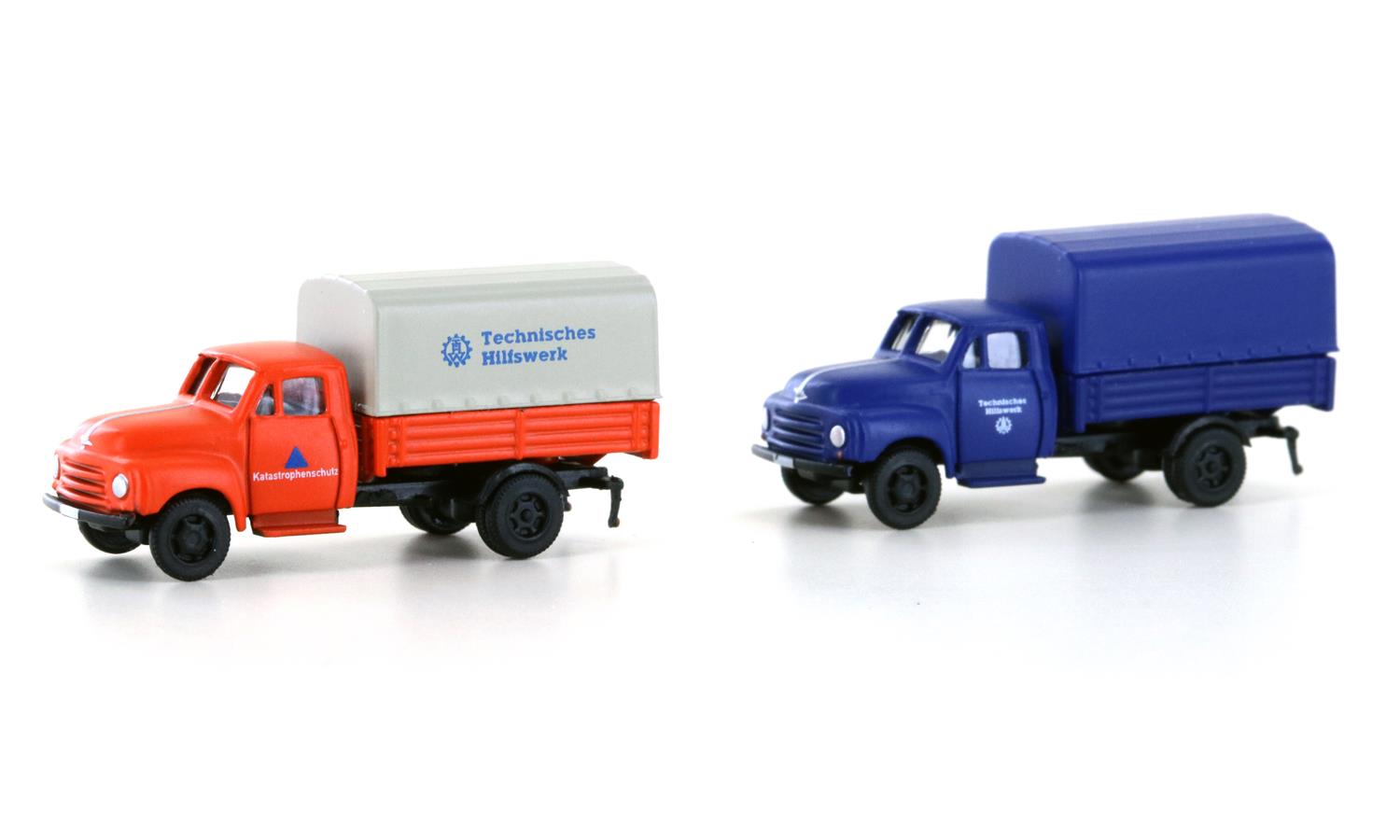 miNis Opel Blitz 1.75t (1952) Set (2) THW/Katastrophenschutz LKLC3235