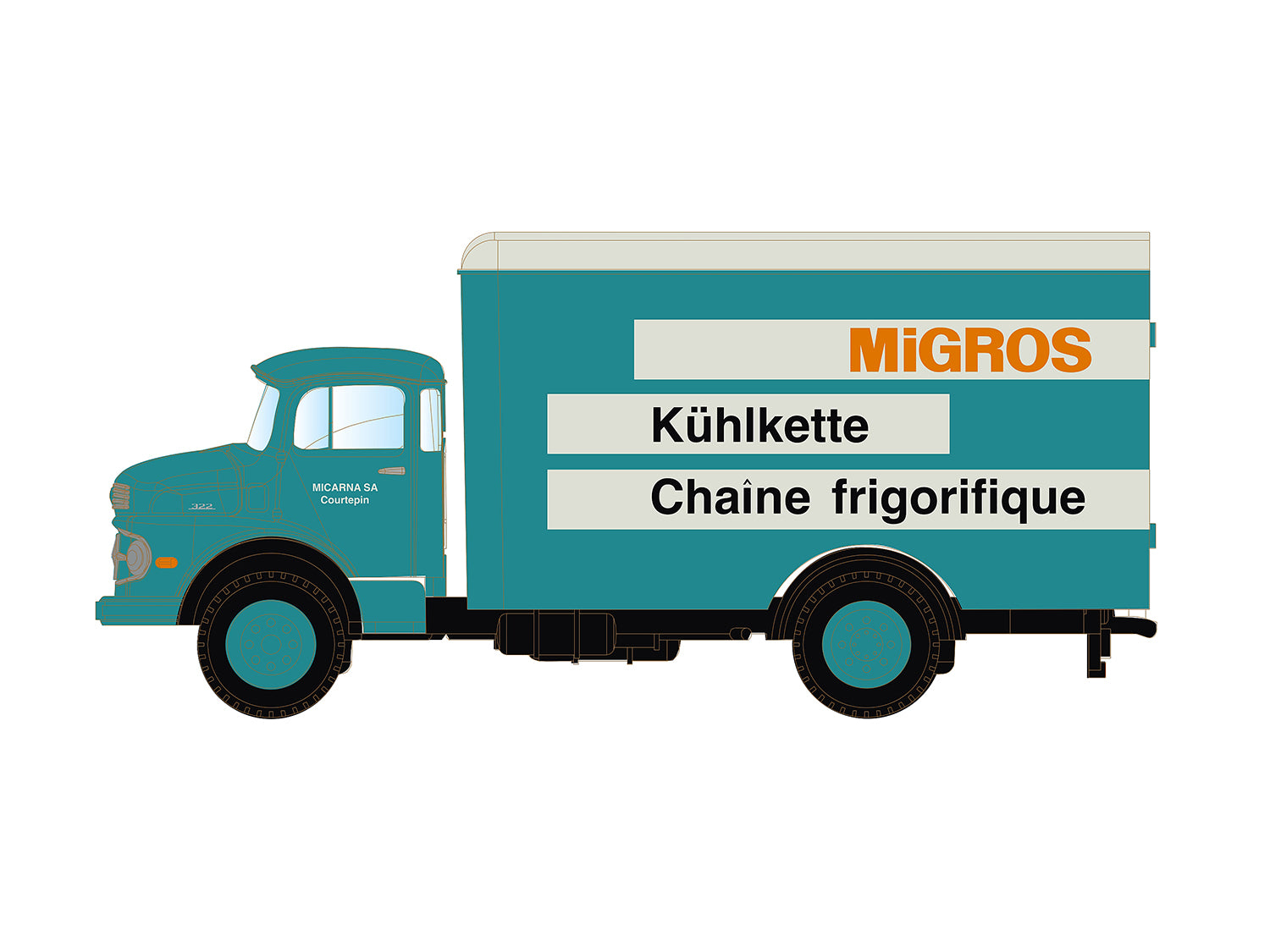 miNis Mercedes Benz L322 Migros LKLC3470