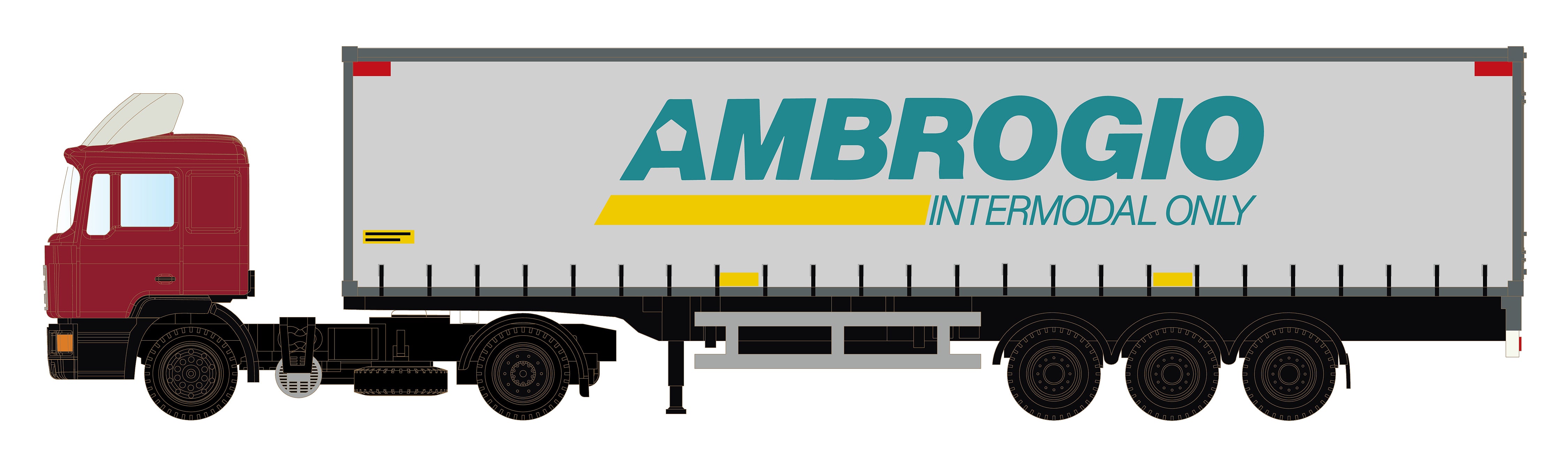 miNis MAN F90 Tractor & Trailer Ambrogio LKLC4071