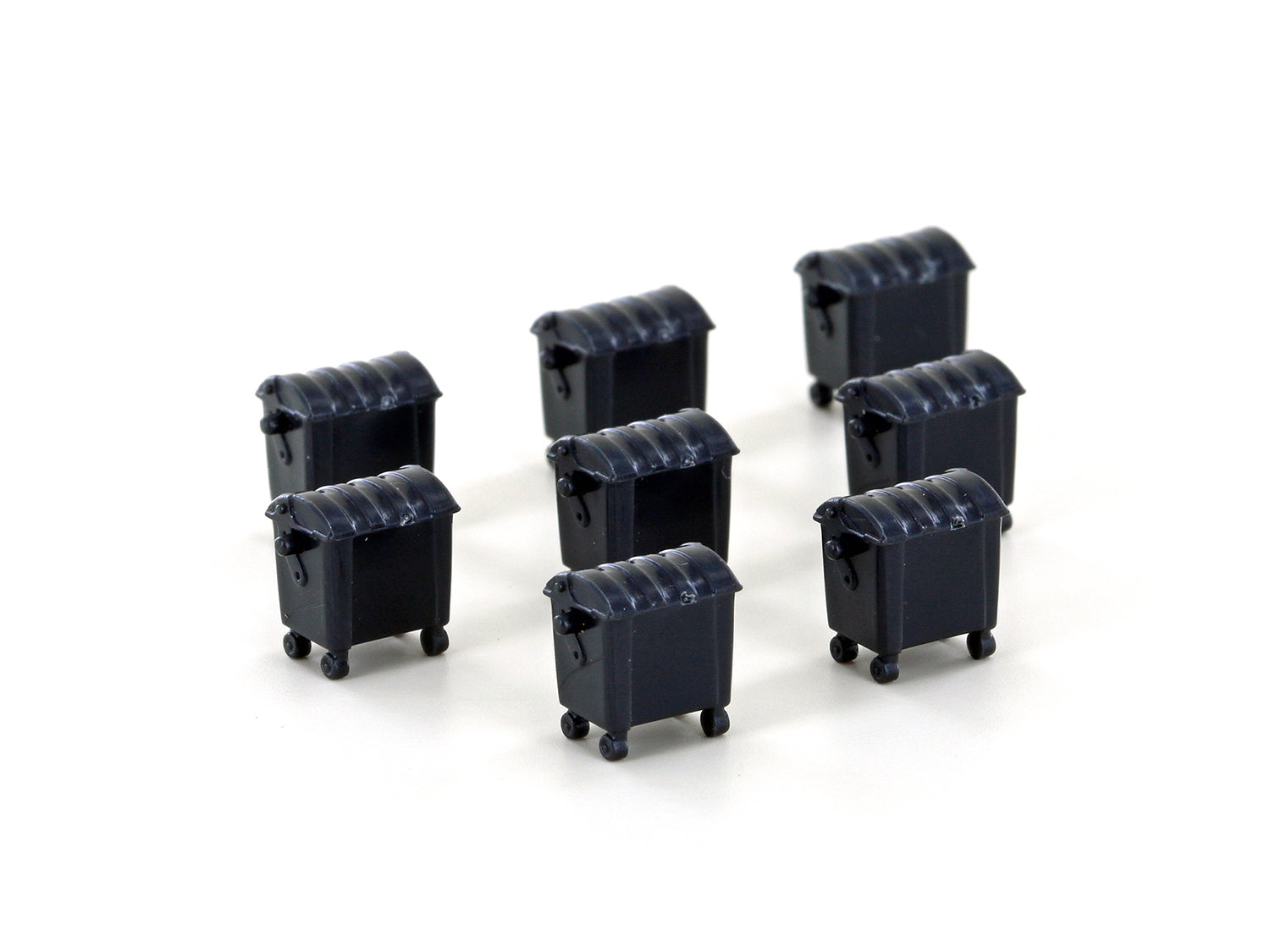 miNis Commercial Wheele Bins (8) Black LKLC46001